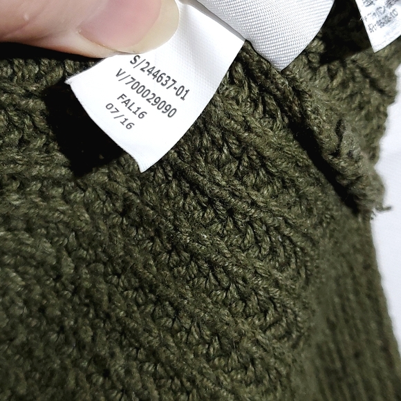 Banana Republic Green Cotton Blend Knit Sleeveless Adjustable Sweater Dress- Med - Picture 13 of 13